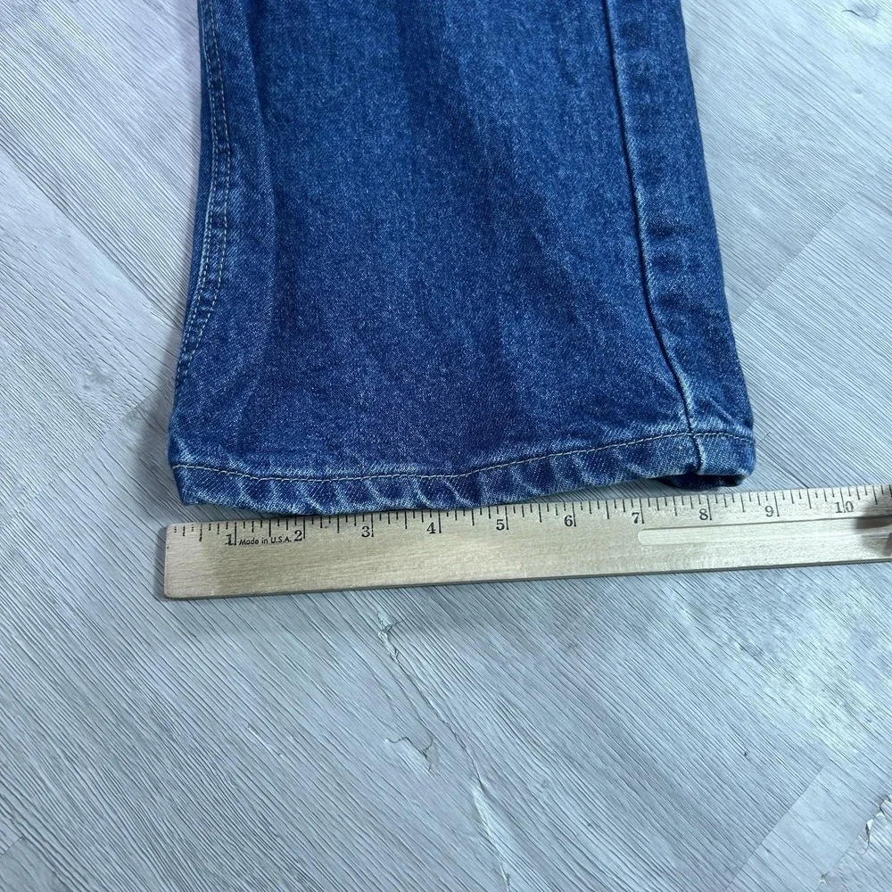 Carhartt FR FRB004 Jeans Mens 38x36 Blue Relaxed Straight Flame Resistant Denim